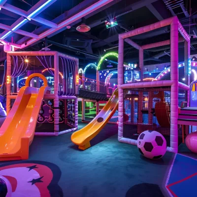 INSIDE KID PLAYING AREA